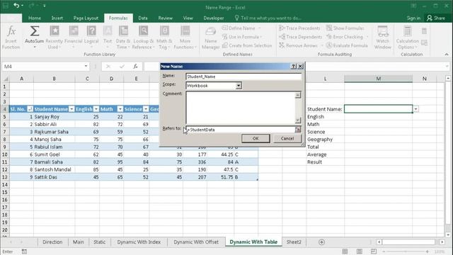 #106-Excel Tutorial: Excel Named Range | Dynamic Name Range With Tables смотреть онлайн
