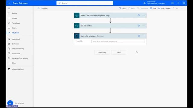 How to Virus Scan a Teams File Upload Folder in Power Automate смотреть онлайн