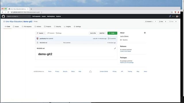 1015 L 08 pt2 demo of setting up git смотреть онлайн