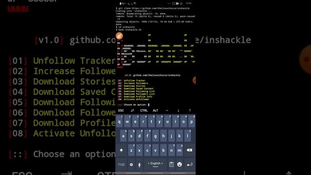 كيفيه تزويد عدد المتابعين في الانستجرام من برنامج تيرمكسTermux. بواسطه دونجاه الفشخنجي смотреть онлайн