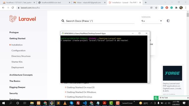 Laravel 9 Installation | How to Install Laravel 9 | Laravel 9 Installation смотреть онлайн