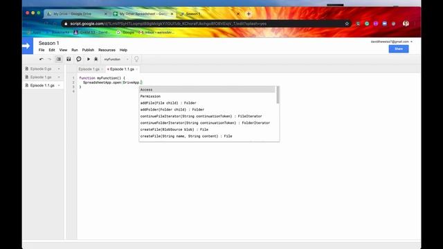 Open By File Name - Episode 1.1.1 | Apps Script ~ Spreadsheet Service смотреть онлайн
