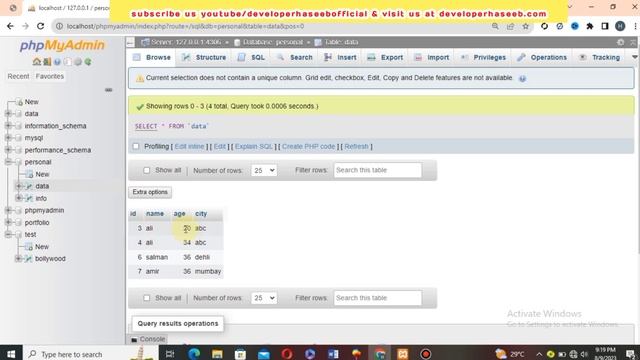 MySQL Delete Query toturial смотреть онлайн
