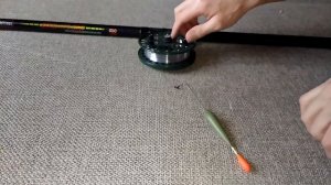 Оснастка поплавочной удочки для ловли в проводку