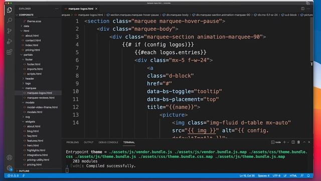 Bootstrap 5 Corporate Full Build: Build Logo Cloud Component (Part 36) смотреть онлайн