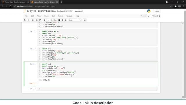 Resize Image In opencv Python смотреть онлайн