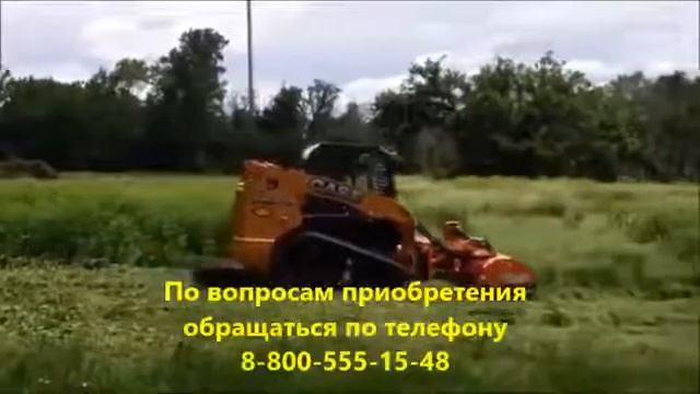Косилка кусторез Ferri TSKID для минипогрузчика смотреть онлайн