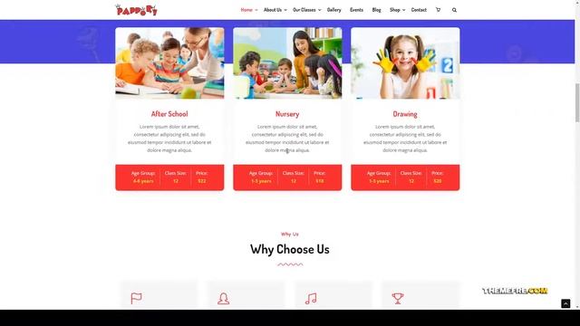 Pappory - Children Kindergarten WordPress Theme 15 children care Yuna смотреть онлайн
