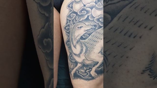 Snow Leopard Tattoo and Kitsune (Fox) Tattoo смотреть онлайн