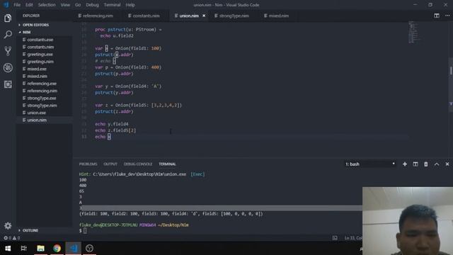 Union Type (Part 18) | Study Nim Language in Thai смотреть онлайн