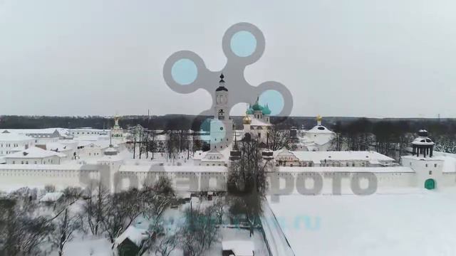 Свято-Введенский Толгский женский монастырь. Зимняя аэросъемка. Ярославль. (6) смотреть онлайн