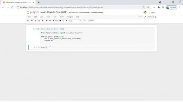Mean Absolute Error | MAE In Python | CodingFacts
