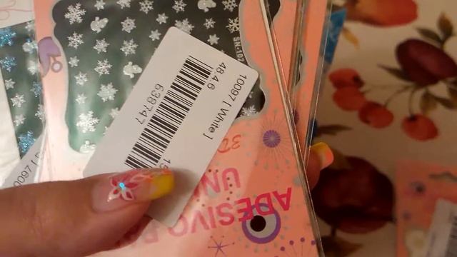 Посылки из Китая # 69 (Aliexpress) - Наклейки, стразы. смотреть онлайн