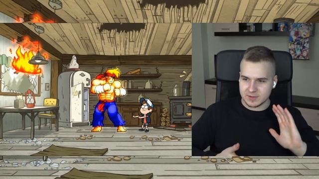 Бой за Венди | Гравити Фолз 10 серия | Реакция смотреть онлайн