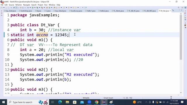 Selenium||Session-12||Writing a java program||Static method|| смотреть онлайн