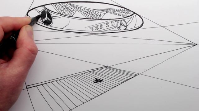 How To Draw A Stadium Interior: Narrated Step By Step