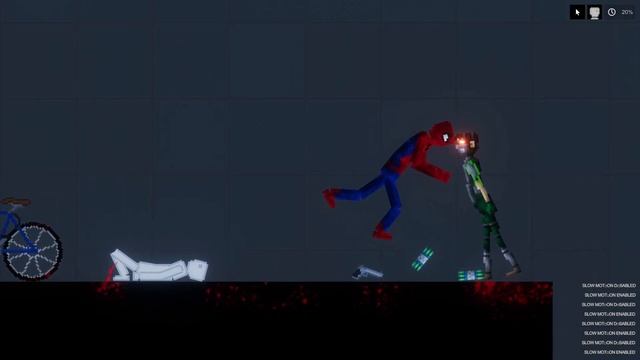 Spiderman Saves People From Freezing The Sea in People Playground смотреть онлайн