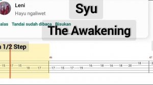 Syu -The Awakening ( Tab Guitar )