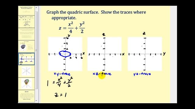 Quadric Surface: The Elliptical Paraboloid смотреть онлайн
