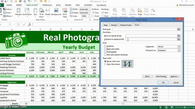 Excel L1 Chp 4 - Center worksheet, page breaks, multiple page headers, insert header & footer. смотреть онлайн
