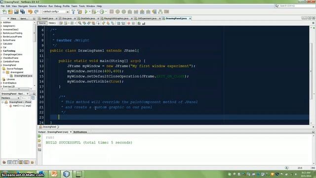 Simple Graphics in Java смотреть онлайн
