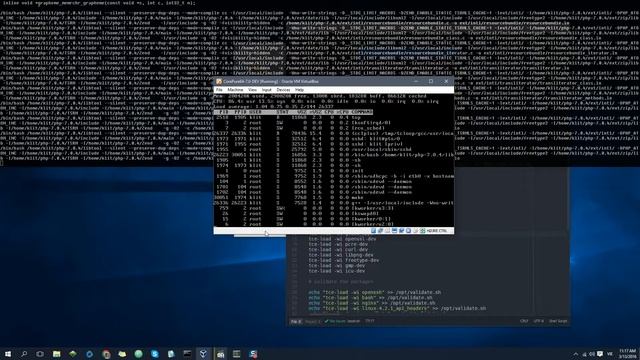 PHP7 Compilation on TinyCore7 x64 смотреть онлайн