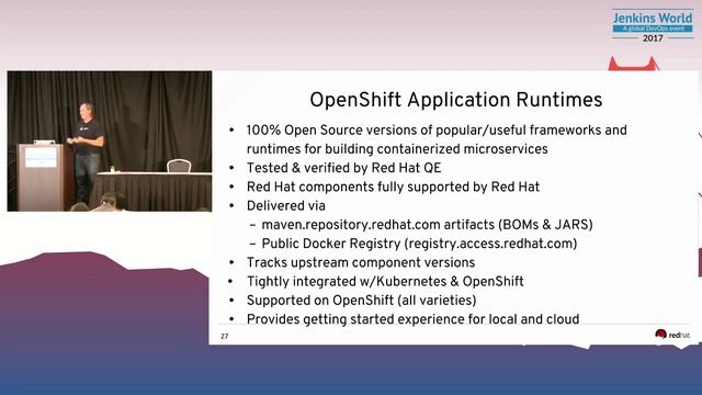 Jenkins World 2017: Building Microservice Apps with Containers смотреть онлайн