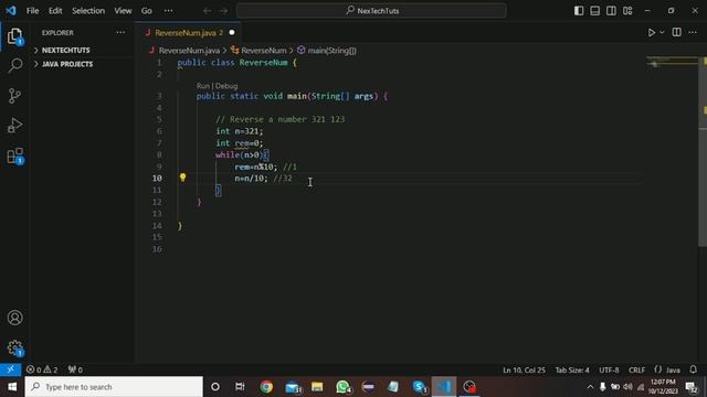 Java Programming Tutorial: Reverse a Number - Easy Code for Beginners #interview #javaprogramming смотреть онлайн