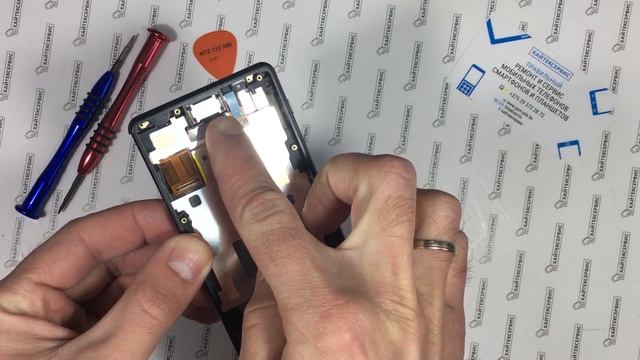 Sony Xperia Z3 compact оригинальный дисплейный модуль смотреть онлайн