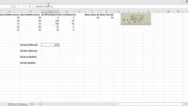 Power BI VAR.S and STDEV.S | Variance and Standard Deviation смотреть онлайн