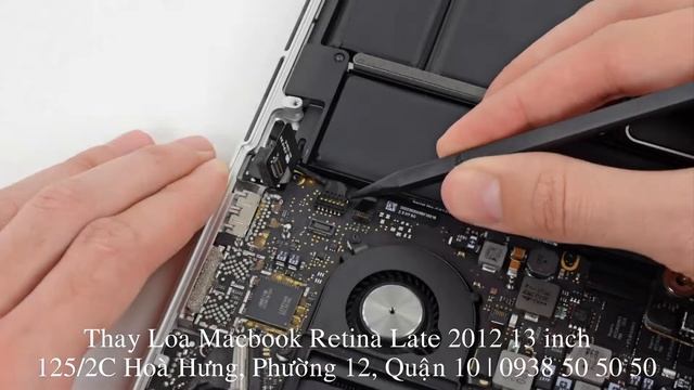 Thay Loa Macbook Retina Late 2012 13 inch MD212 MD213 смотреть онлайн
