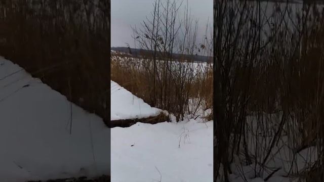 Инютинское озеро зимой. смотреть онлайн