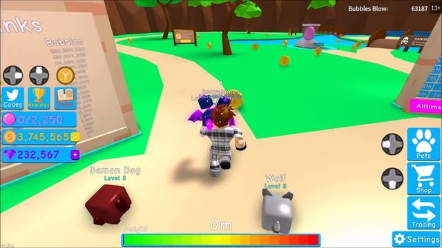 Roblox Bubble Gum Simulator New Simulator Episode 6 Sky Island смотреть онлайн