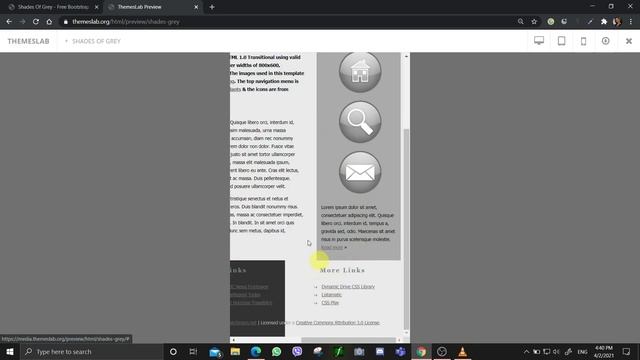 Shades of grey: Free Bootstrap 4 HTML5 Business Website Template смотреть онлайн