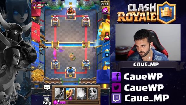 NOVO DECK ZAP BAIT + LOG BAIT NO CLASH ROYALE! смотреть онлайн