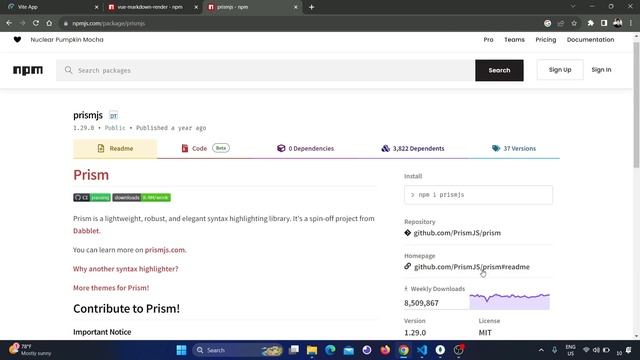 #15. prismjs & Parse markdown to HTML MEVN STACK | #vue js Project | #frontend #webdevelopment смотреть онлайн