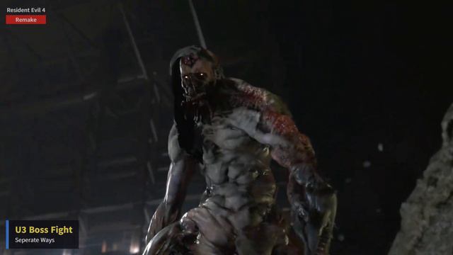 U3 Boss Fight Resident Evil 4 All U-3 Boss Scenes | Remake Vs Original #re4remake