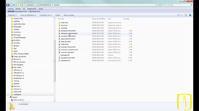 Video tip generación javadoc en Eclipse смотреть онлайн