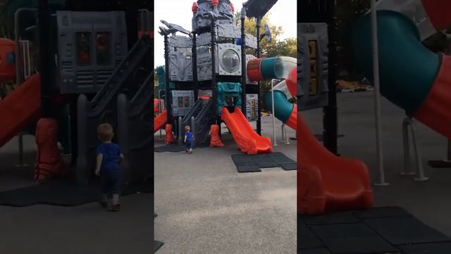 Зоопарк, кенгуру и другие животные, трансформеры, крутая детская игровая площадка. Захар и Макар #3 смотреть онлайн