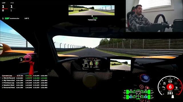 AMS2 Green Hell HOTLAP - In the TOP 100 Lap times with a GT3 смотреть онлайн