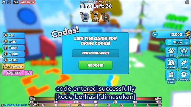 *ALL CODES WORK* [?EASTER] Yeet A Friend! ROBLOX | 7 APRIL 2023 смотреть онлайн