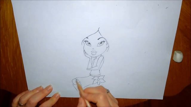 How to draw Sasha Bratz Doll смотреть онлайн