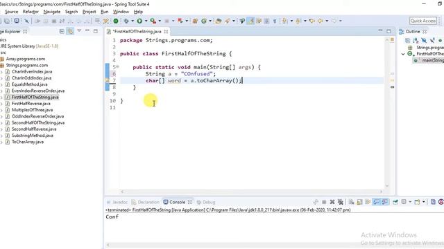 How To Find The First Half Of The String In Java смотреть онлайн