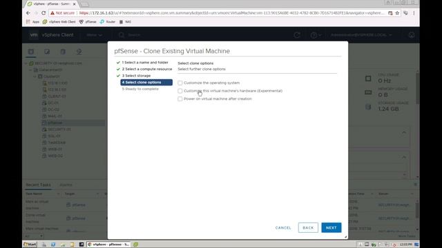How to clone, copy a VM in VMware vSphere 6.7 using vCenter смотреть онлайн