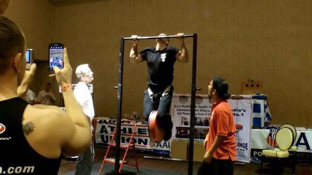 Weighted Pull up +211.4 lbs (416.8 lbs total) смотреть онлайн