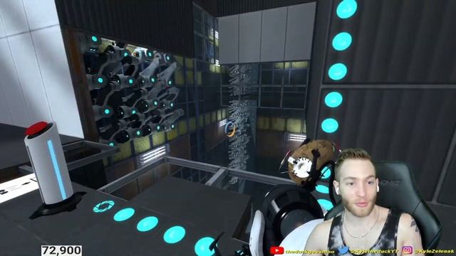 I'M GOING TO SPACE!! THE END OF PORTAL 2!!! First Time Playing Portal 2 (pt.4) смотреть онлайн