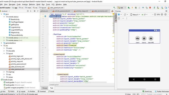 Ux Design of Uber Implement In Android Application смотреть онлайн