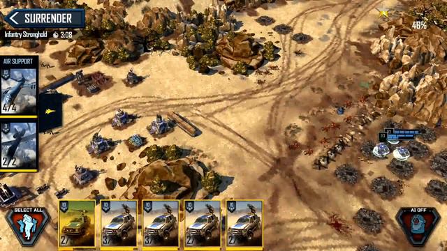 War Commander Infantry Stronghold Level 5 (1250 - 1700 Oil) смотреть онлайн