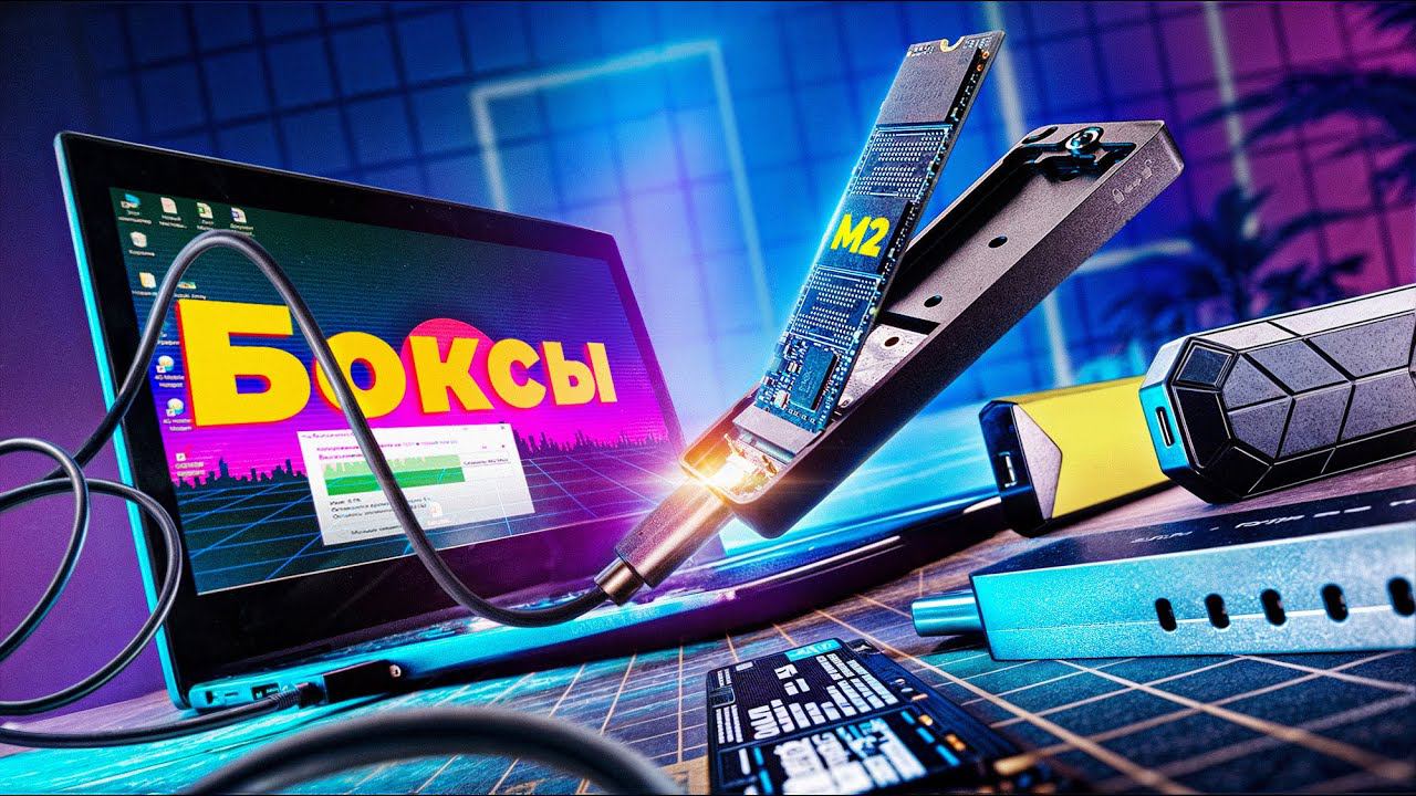 Внешние Боксы SSD M2 | Когда не хватает слотов на материнке смотреть онлайн