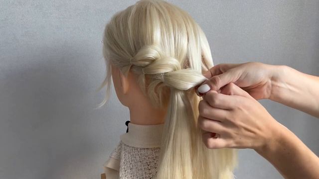 2 MINUTE WEDDING HAIRSTYLE TUTORIAL FOR SHORT HAIR!/ПРОСТАЯ ВЕЧЕРНЯЯ ПРИЧЕСКА НА КОРОТКИЕ ВОЛОСЫ смотреть онлайн